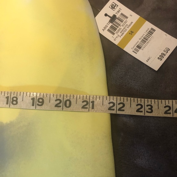 Alfani Abstract Watercolor Bias-Cut Dress Size 14 NWT - Picture 6 of 9